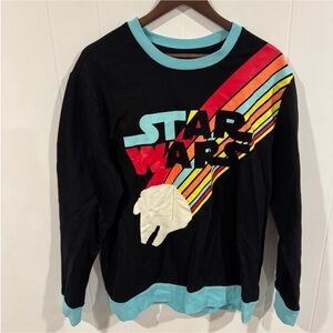 Star Wars size Large Millennium Falcon Color pop
Sweatshirt Unisex 70s Disney